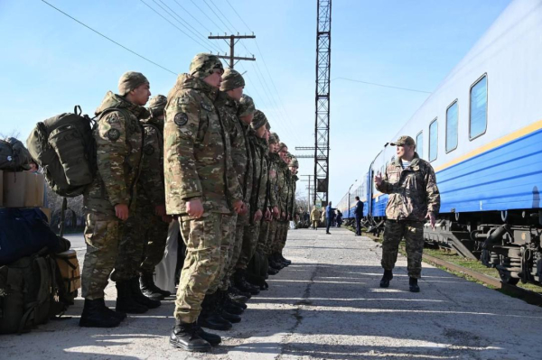 Моряки Актауского гарнизона отправились в столицу для подготовки к параду