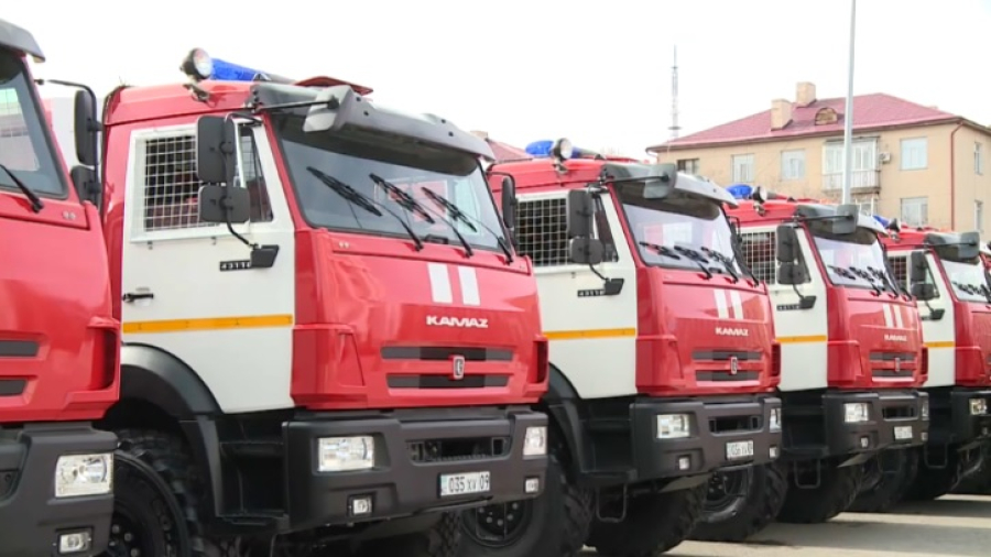 Карагандинским пожарным выдали новую технику