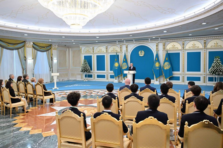 Победителей международных олимпиад чествовали в Акорде