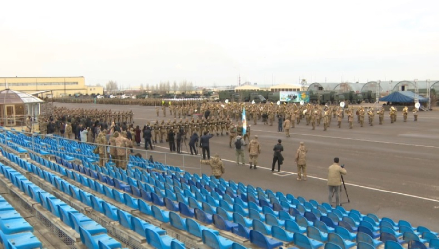 Подготовка к военному параду в Астане идет полным ходом