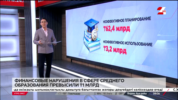 Финансовые нарушения на ₸1,1 млрд выявлены в сфере среднего образования