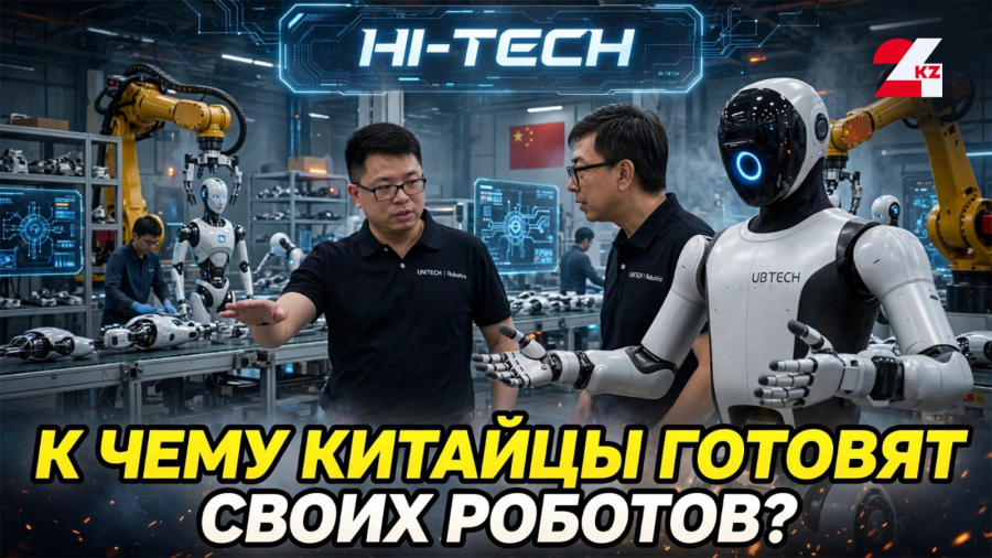Китай запускает в массовое производство человекоподобных роботов