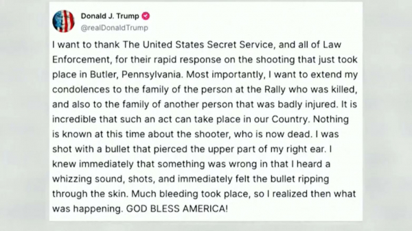 Дональд Трамптың өміріне қауіп жоқ