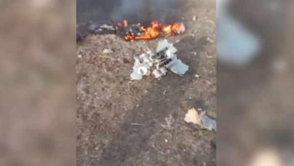 Возможные обломки беспилотника нашли в степи Атырауской области