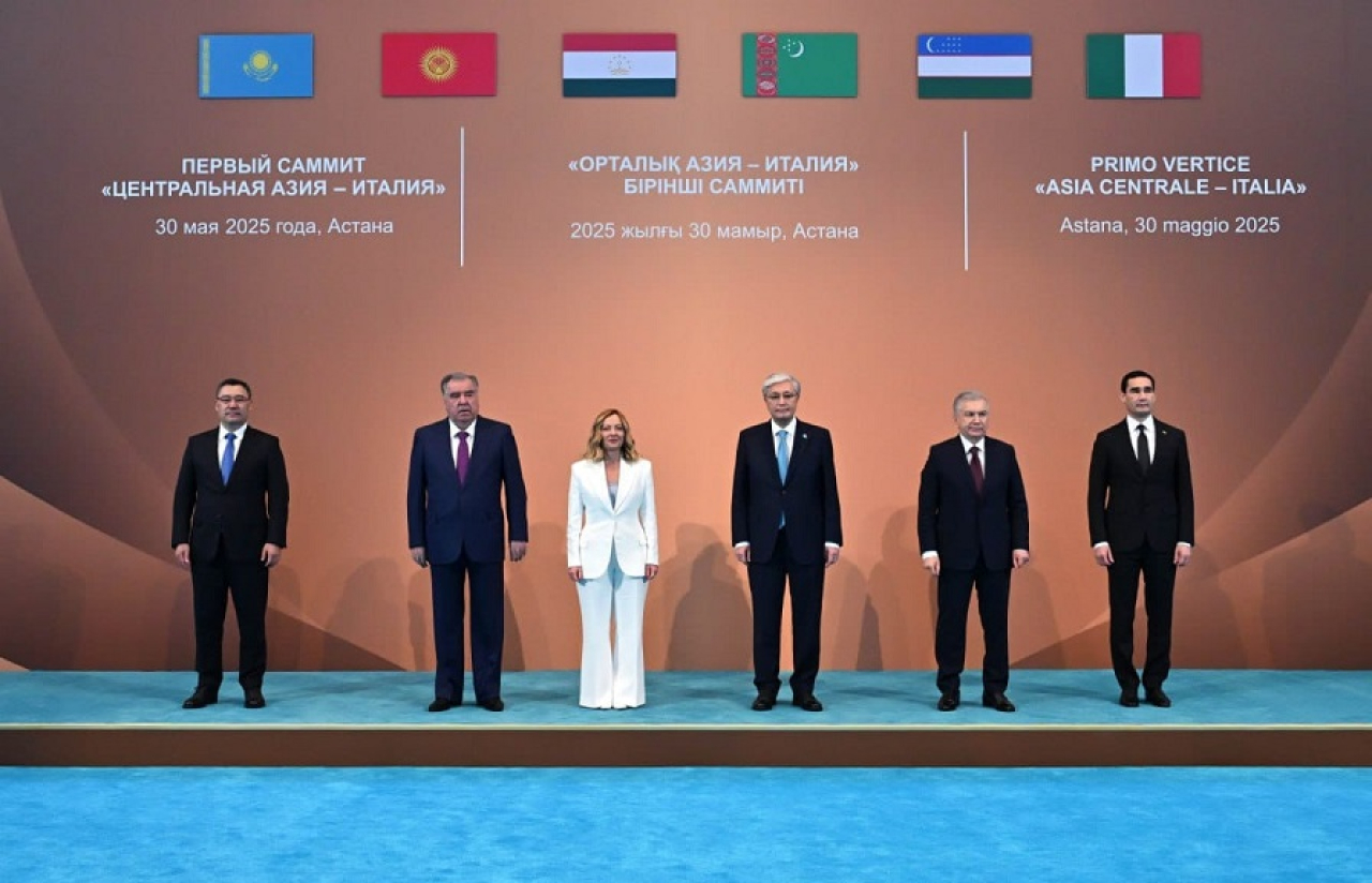 Токаев встретил глав государств, участвующих в саммите «ЦА – Италия»