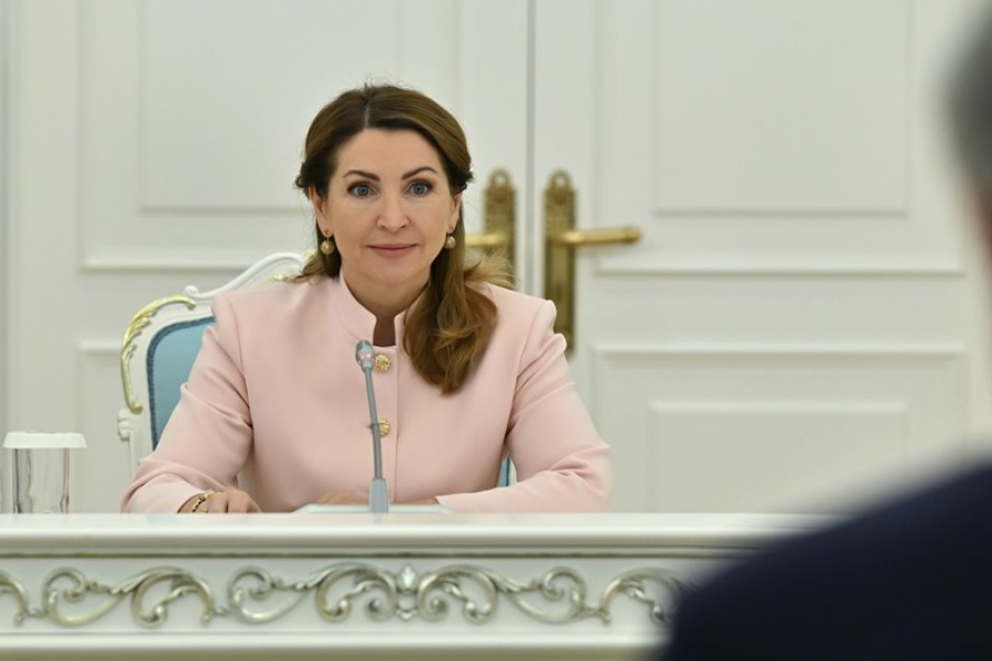 The Head of State Receives Natalia Bocharova