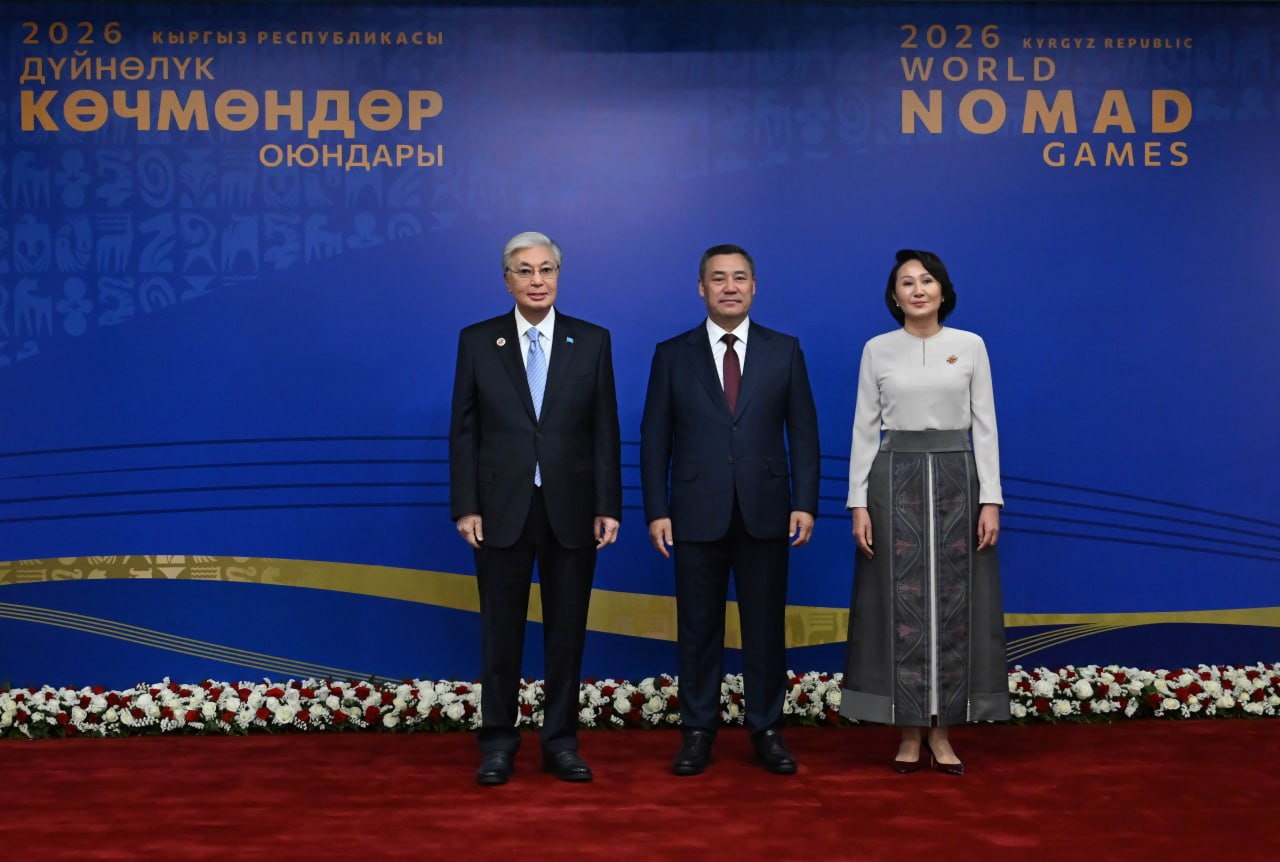 Президент прибыл на открытие Всемирных игр кочевников