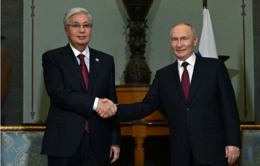 Қ. Тоқаев В. Путинмен кездесті