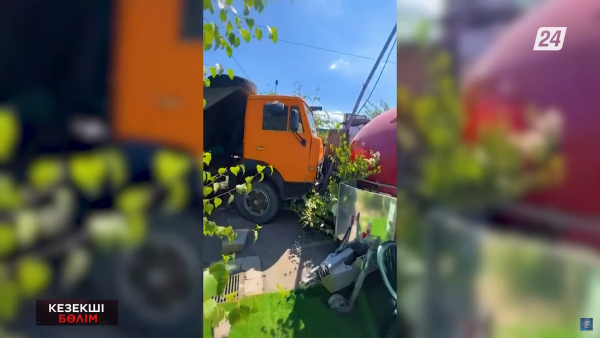 Жеңіл көлік Камазбен соқтығысты | Кезекші бөлім