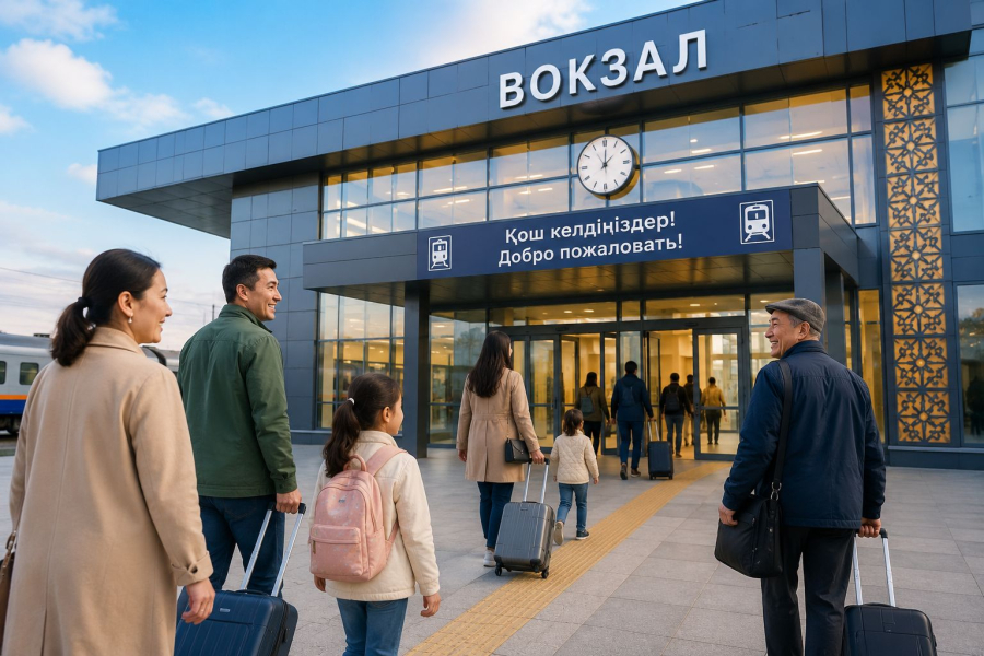 Новая жизнь старых вокзалов: в Казахстане открыли 30 обновлённых объектов