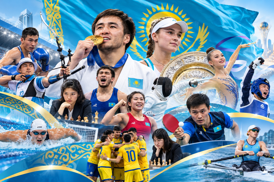 Золото Сметова и триумф Рыбакиной: главные победы Казахстана с 2019 года