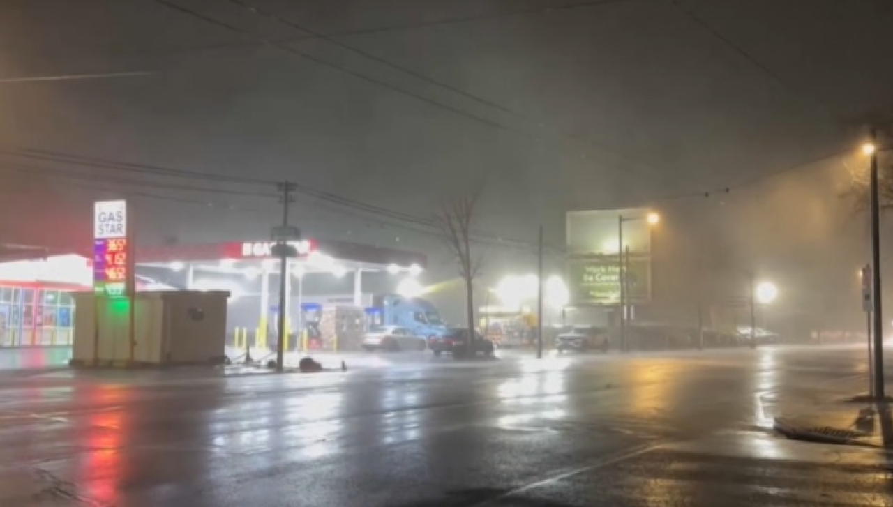 Шторм обрушился на восток США