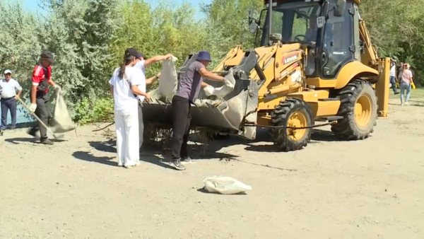 Балықты өзенінің бойы тазартылды