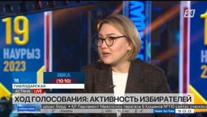 Жулдызай Искакова о ходе голосования и активности избирателей