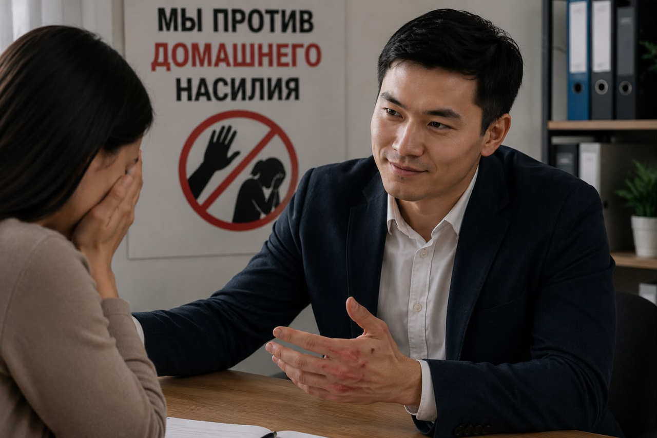 Помогал жертвам домашнего насилия, но сам избил жену: юриста осудили в Жетысу