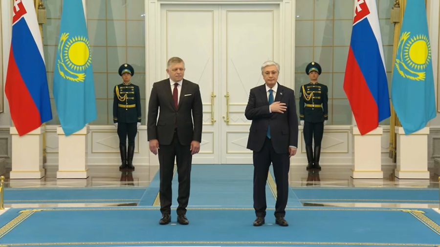 Ақордада Словакия премьер-министрін қарсы алу рәсімі өтті