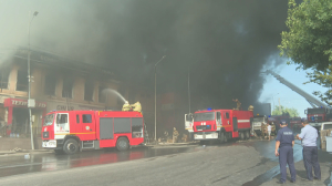 Склад бытовой техники сгорел в Шымкенте