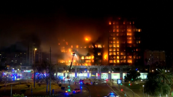 Трехдневный траур по жертвам пожара объявили в Валенсии