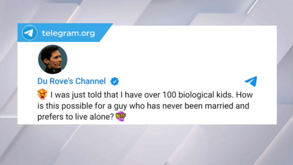 Павел Дуров 100-ден астам баланың әкесі екенін мәлімдеді