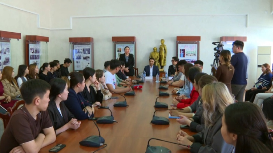 Встреча студентов с журналистом «Хабара» прошла в Кызылорде