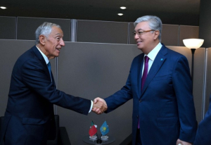 Касым-Жомарт Токаев провел переговоры с Президентом Португалии Марселу Ребелу де Соузой  