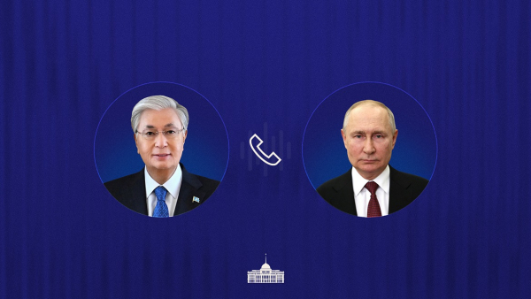 Токаев провел телефонный разговор с Путиным