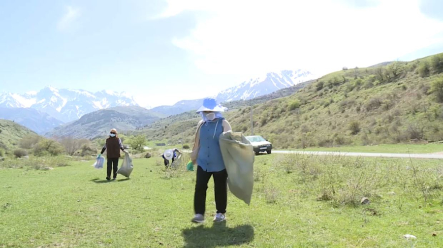 Төлеби ауданында ауқымды тазалық акциясы өтті