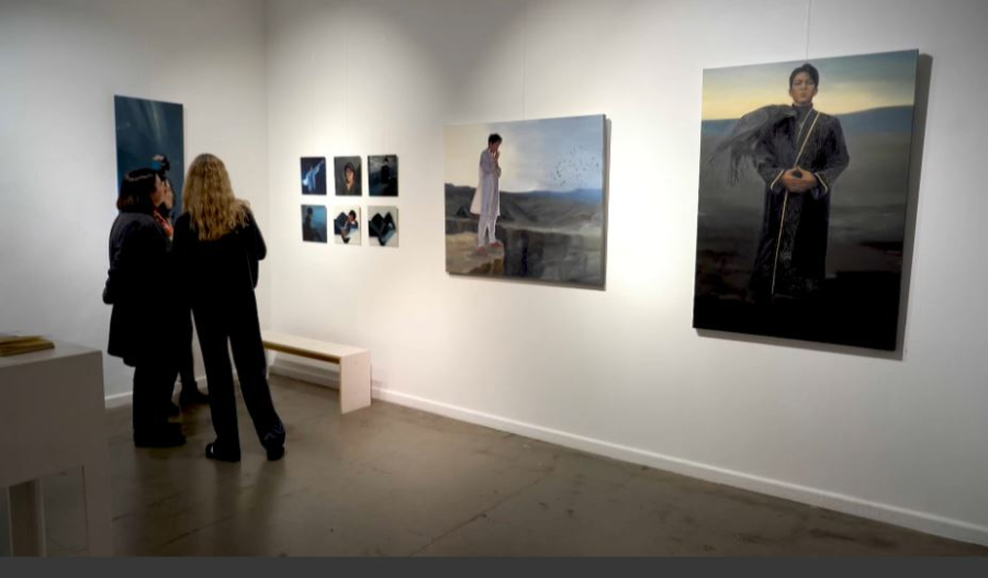 В Берлине открылась выставка картин, посвященная Димашу