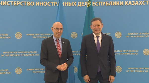 Фолькер Тюрк встретился с первым замминистра иностранных дел РК