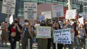 Сотрудники Google вышли на акцию протеста в США