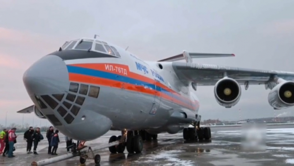 Российские спасатели отправились на помощь коллегам в Актау