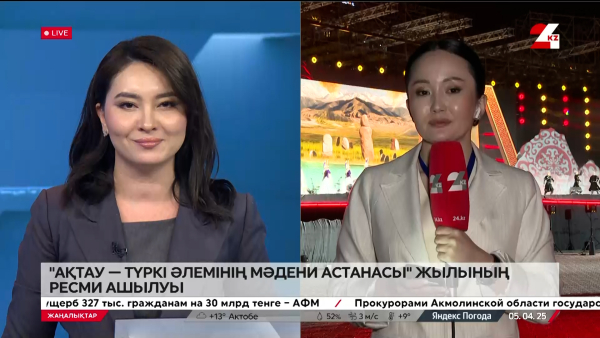 «Ақтау – түркі әлемінің мәдени астанасы» жылының ресми ашылуы. LIVE