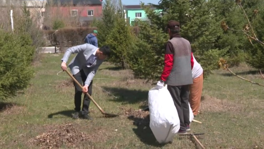 Жители Аксуатского района за месяц собрали 400 тонн мусора