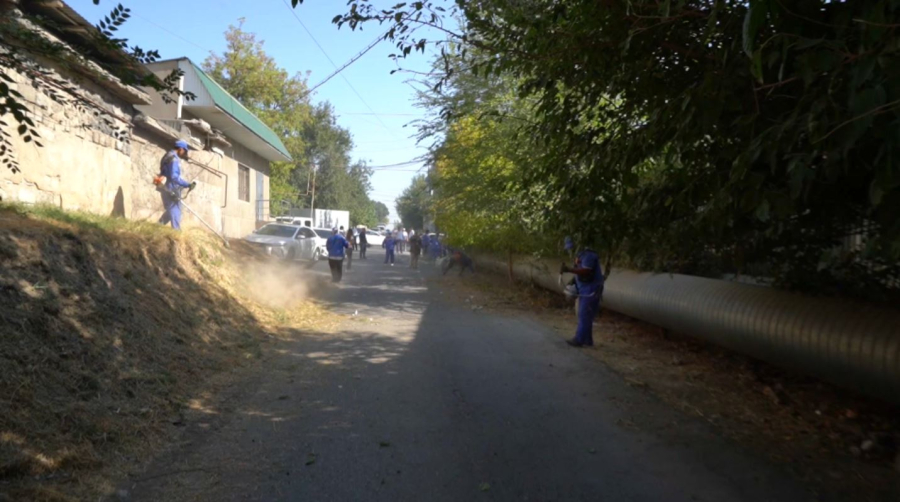 Шымкентте «Таза бейсенбі» акциясы өтті