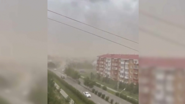 Непогода обрушилась на несколько городов Казахстана