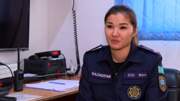 Чемпионка Казахстана работает в пожарной части Кызылорды