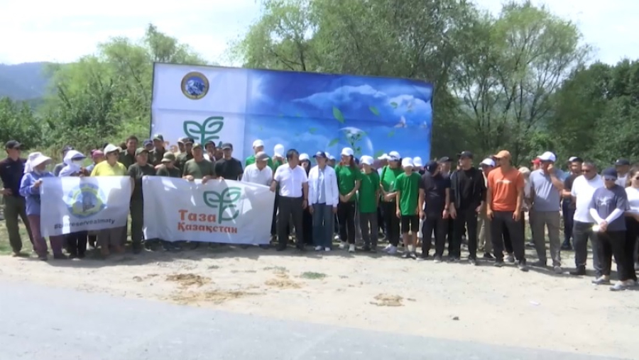 Экоакцию организовали в Талгарском районе