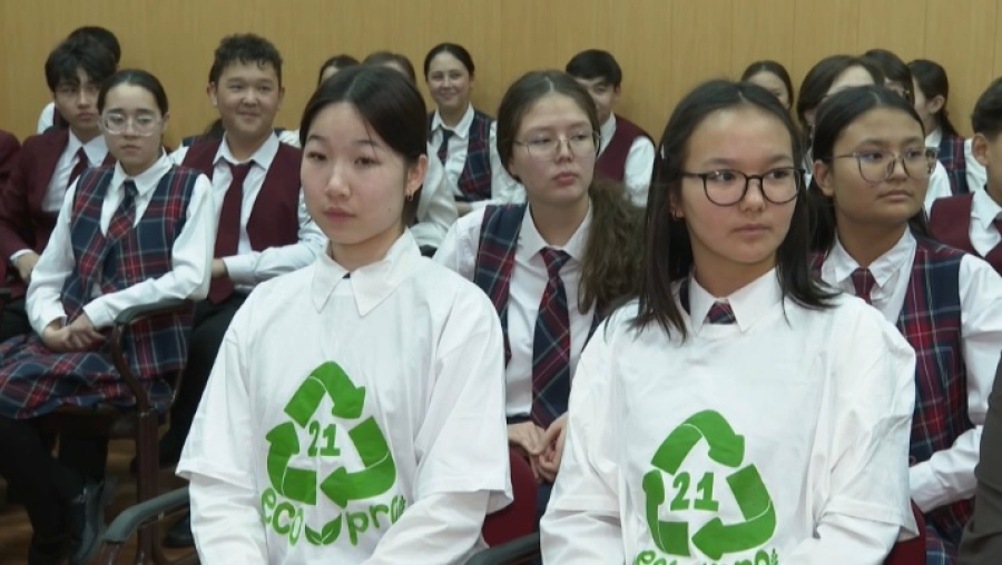 Актюбинские школьники заботятся о природе