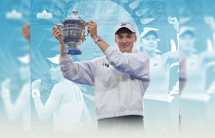 Президент РК поздравил Елену Рыбакину с победой на US Open-2026