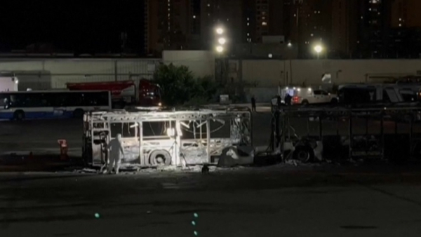 Взрывные устройства сработали в трех автобусах в Израиле
