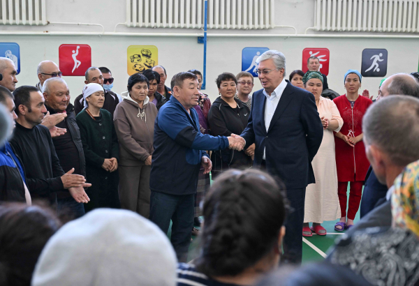 Тасқынға тосқауыл: Президент зардап шеккендермен кездесті