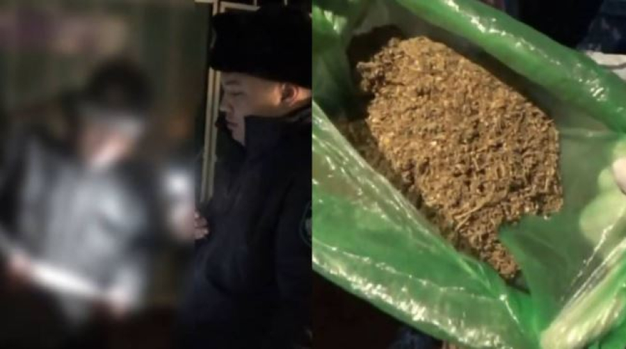 Талдықорғанда полицейлер есірткі сақтаған күдіктіні қолға түсірді