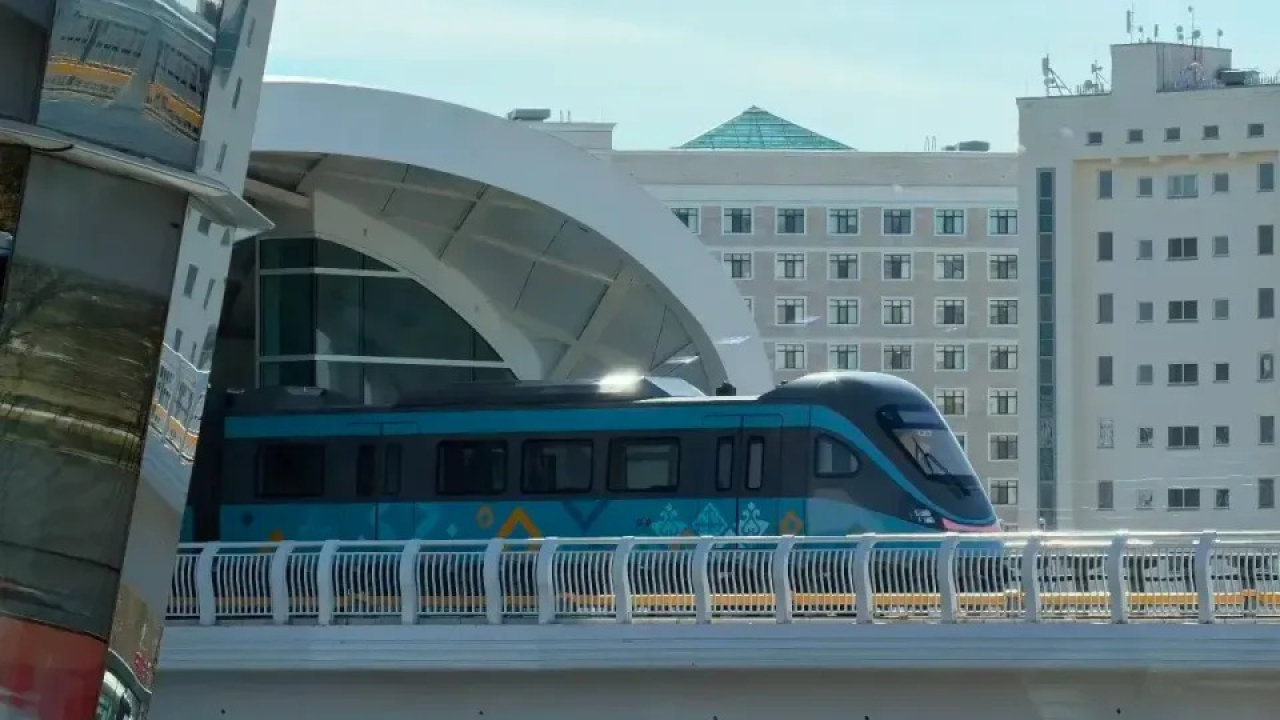 Астанадағы LRT жолында өрт шықты