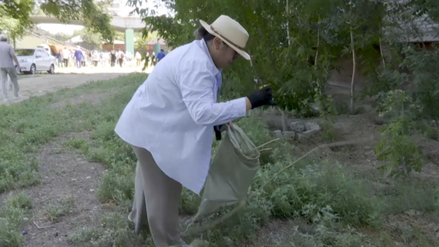 Атырауда бес мың адамның қатысуымен ауқымды сенбілік өтті