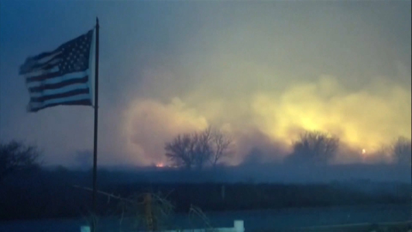 Режим стихийного бедствия из-за пожара объявлен в Техасе