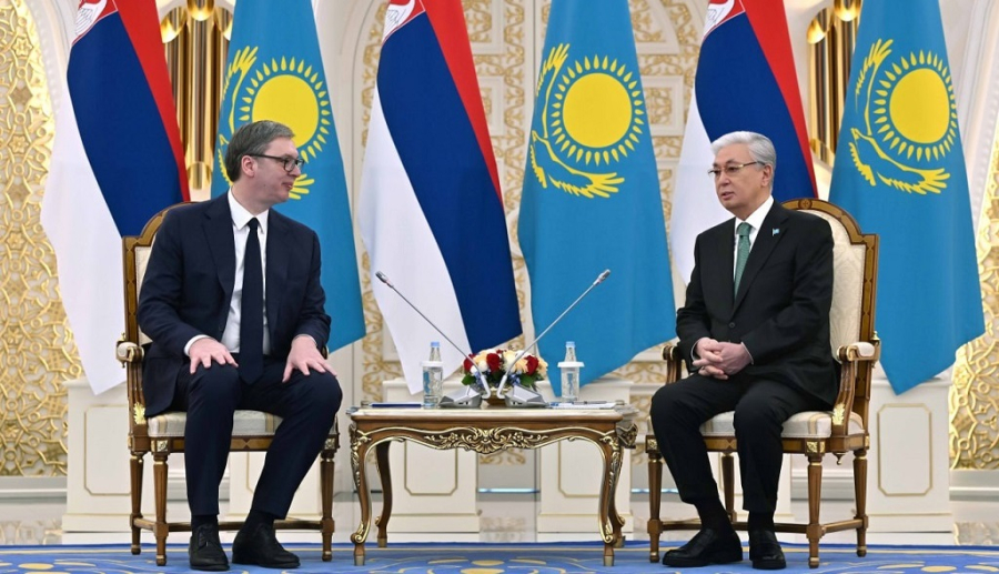 Президенты Казахстана и Сербии провели переговоры в узком составе