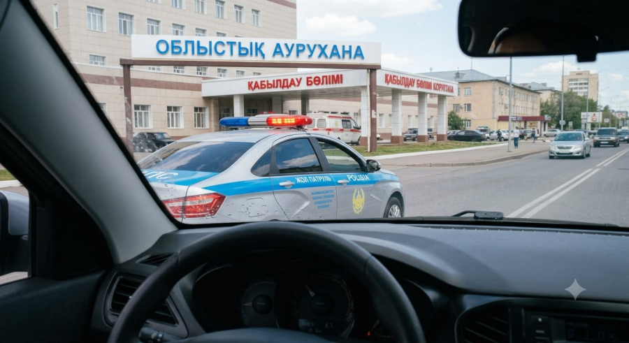 Мигалки ради спасения: полицейские помогли вовремя доставить мужчину в больницу