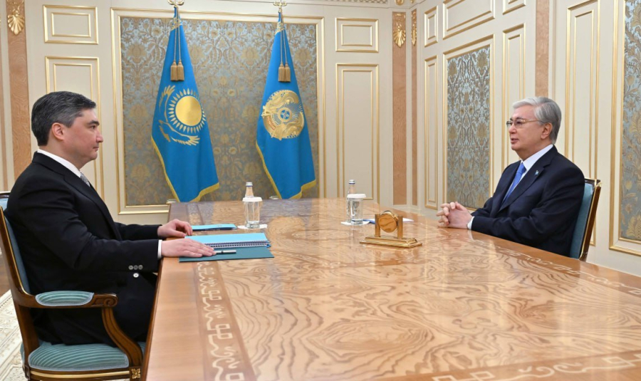 Глава государства принял Премьер-министра Олжаса Бектенова