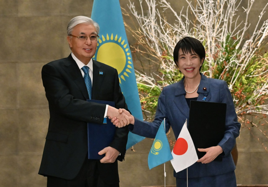 Қ. Тоқаев пен С. Такаичи Бірлескен мәлімдеме қабылдады