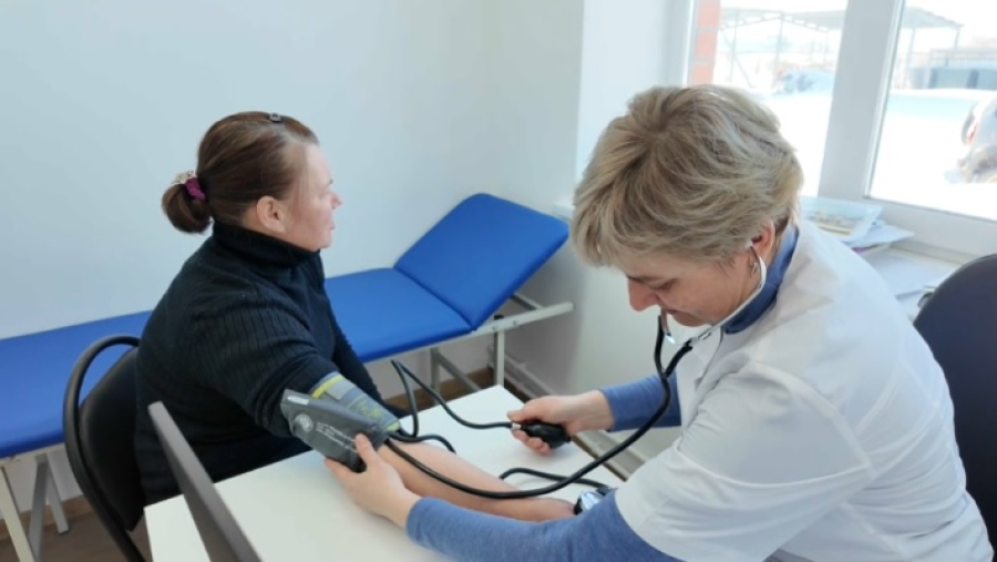 Новый медпункт построили в селе Жалгыскан